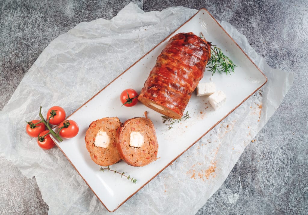 Cevapcici Gewürzsalz: dieses Bild zeigt eine Bacon Bomb